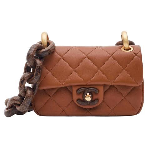 chanel wood chain bag|chanel chain bag look alike.